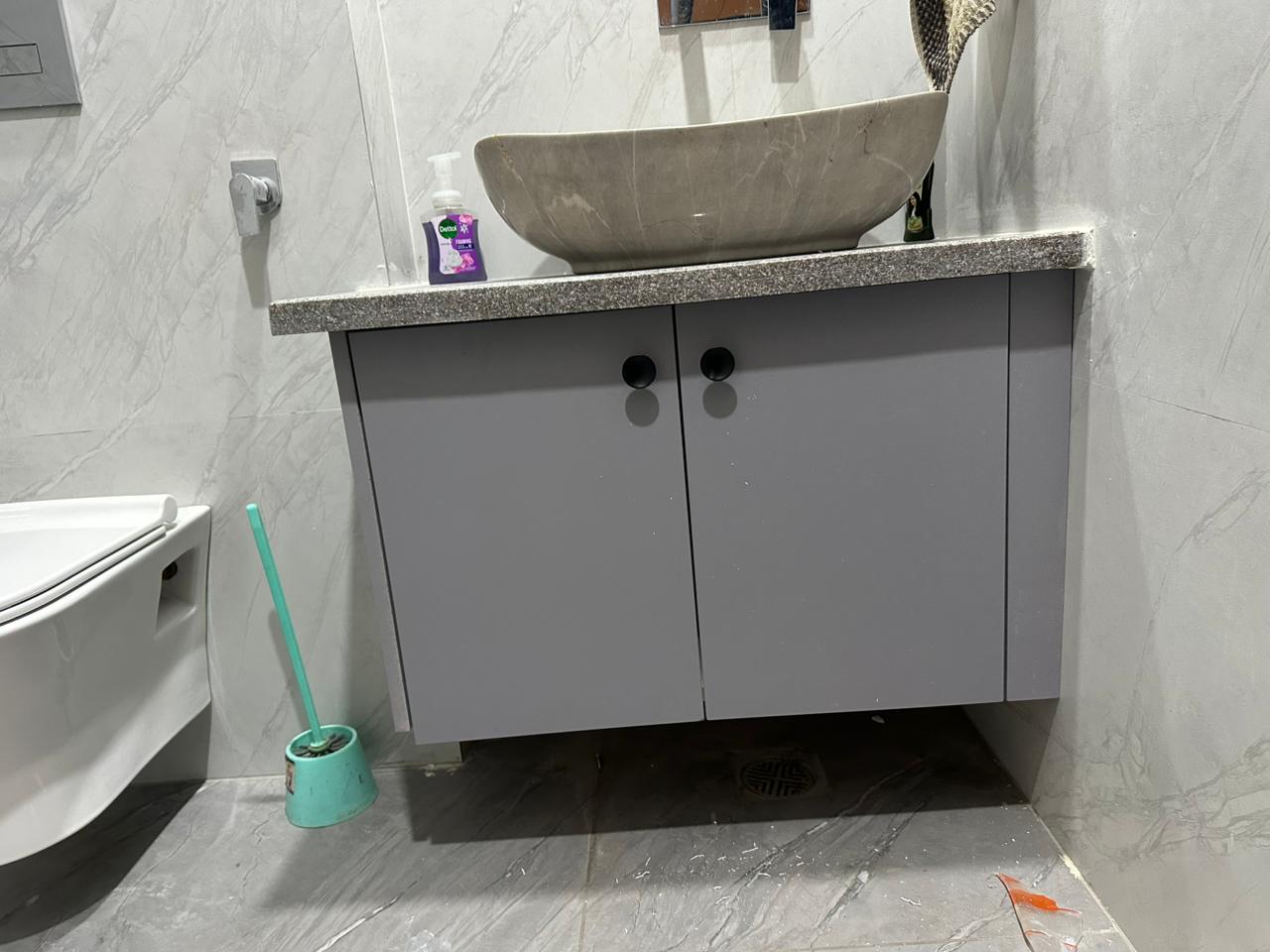 Italian Marble Restroom Vanity